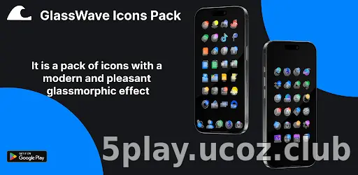 GlassWave Icons Pack