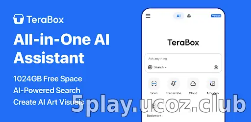 TeraBox: 1TB Cloud & AI Space