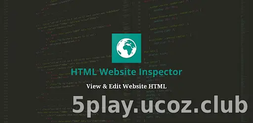 HTML Website Inspector Editor