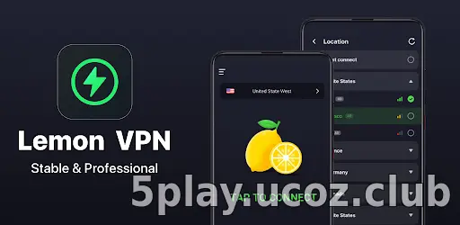 Lemon VPN - Smooth Browsing