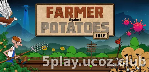 Farmer Against Potatoes Idle