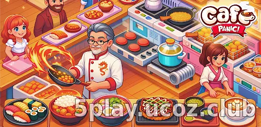 Cafe Panic: Cooking games